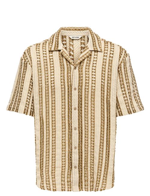 ONLY & SONS | Onsdani Crochet Ss Shirt Noos | L