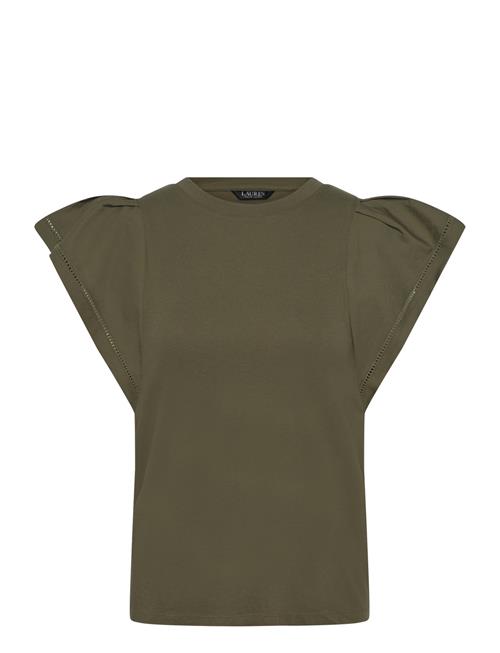 Lauren Ralph Lauren | Jersey Flutter-Sleeve Tee | XL