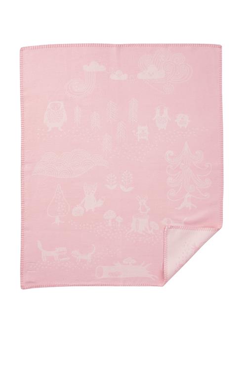 Klippan Yllefabrik Little Bear Lambswool Blanket Pink  PInk One Size  Lyserød  One Size  unisex