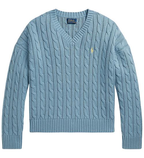 Polo Ralph Lauren Bluse - Strik - Cassidy Blue