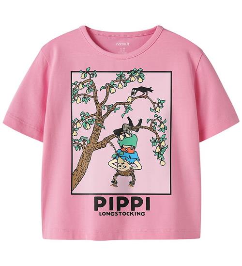 Name It T-shirt - NmfMuri - Pippi - Pink Drink