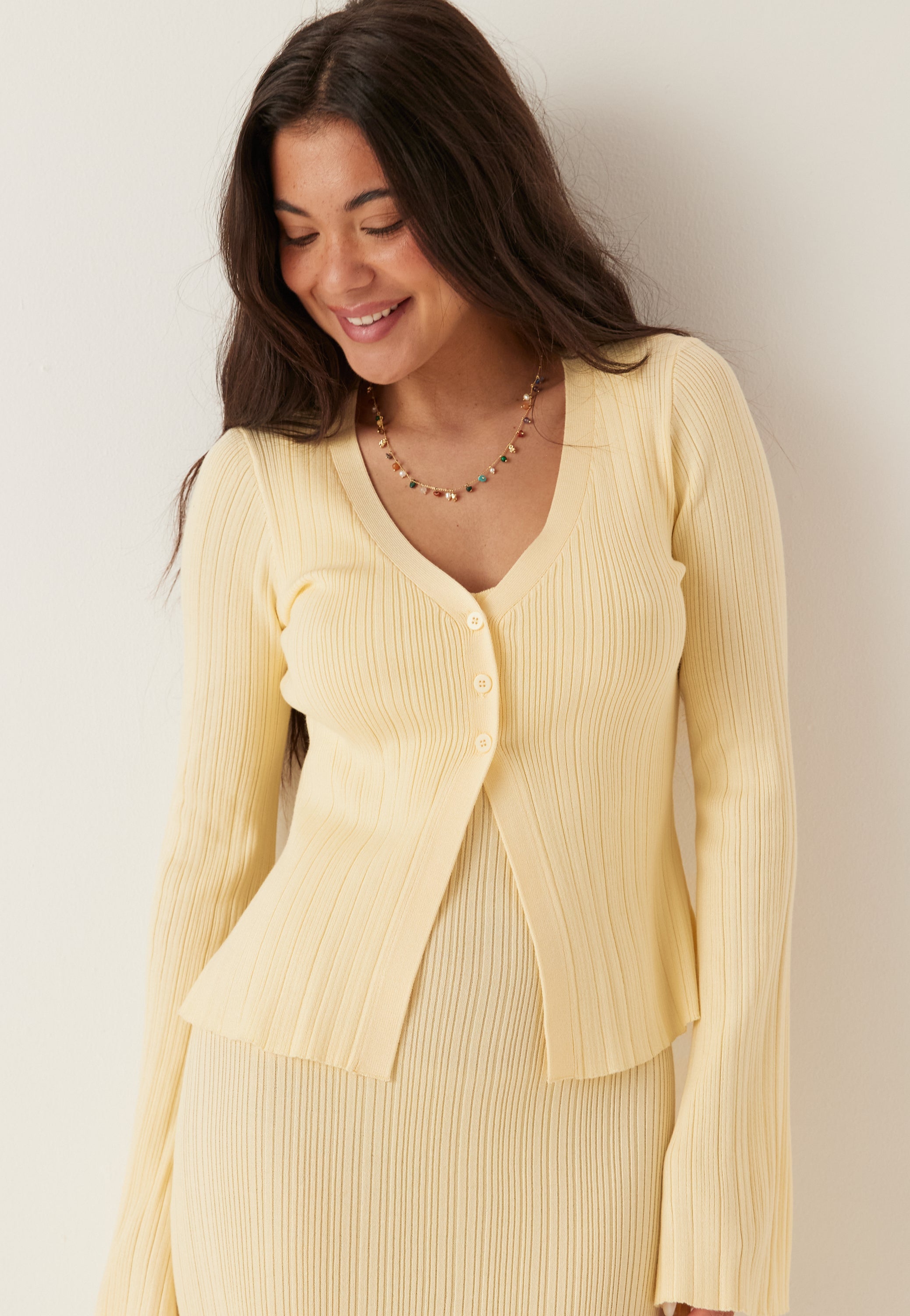 BUBBLEROOM Carrie Knitted Cardigan