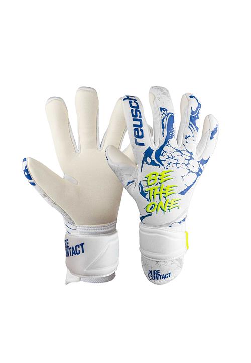REUSCH Sportshandsker 'Pure Contact Silver'  mørkeblå / gul / hvid