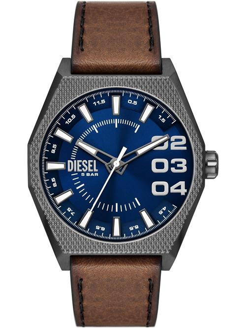DIESEL Analogt ur  blå / brun / grå