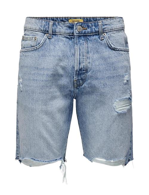 ONLY & SONS | Onsedge Lbd Destroy 4981 Tai Dnm Shorts | M