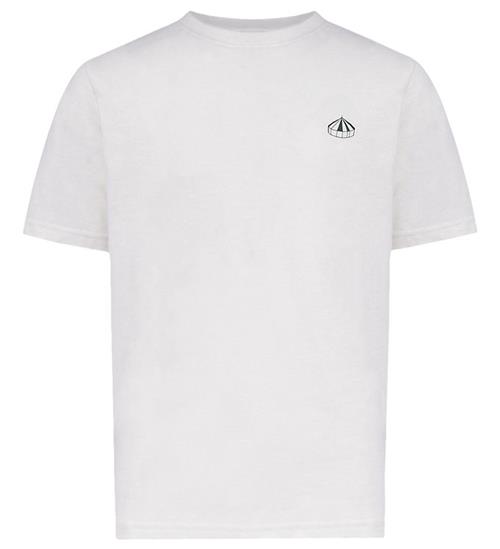 Hound T-shirt - HdAnton - City Back print - Bone White/ Dark Gre