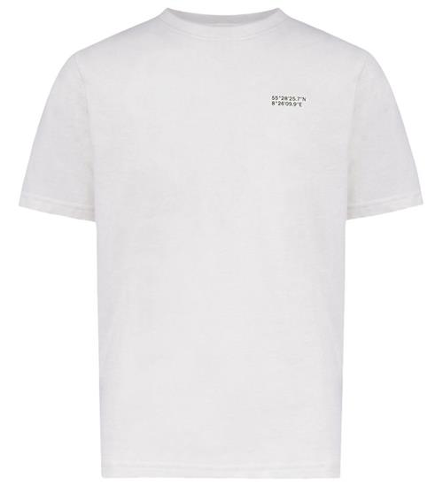Hound T-shirt - HdAnton - City Back print - Bone White/ Black