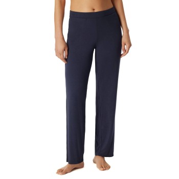 Schiesser Mix and Relax Long Modal Pants Marlene Mørkblå modal 46 Dame