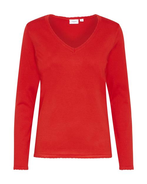 SAINT TROPEZ Pullover 'MilaSZ'  knaldrød