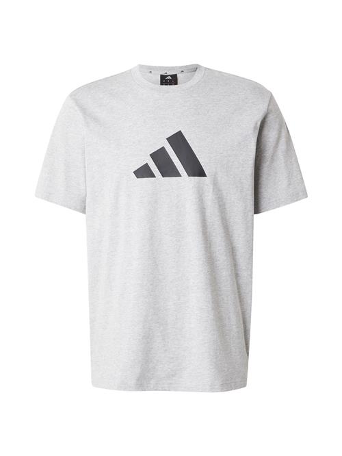 ADIDAS SPORTSWEAR Funktionsskjorte 'FI 3BAR'  grå-meleret / sort