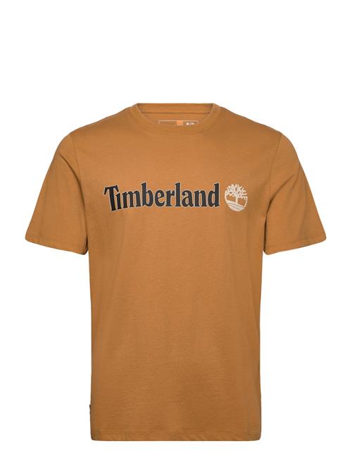 Timberland | Kennebec River Linear Logo Short Sleeve Tee Wheat Boot | L