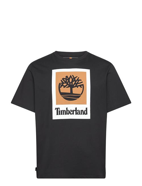 Timberland | Stack Logo Colored Short Sleeve Tee Black | L