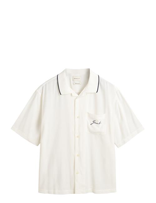 GANT | Rel Viscose Ss Shirt | XXXL