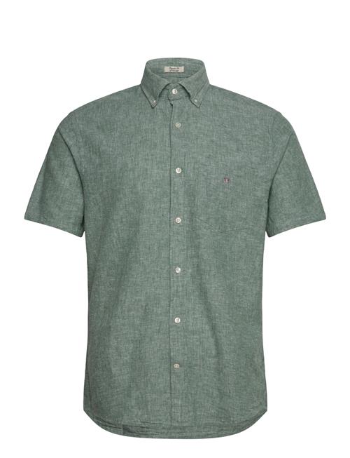 GANT | Reg Cotton Linen Ss Shirt | S