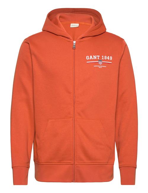 GANT | Graphic Full Zip Hoodie | L