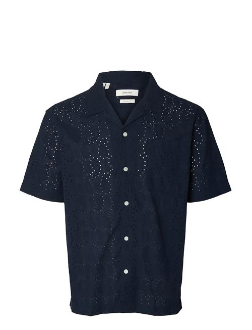 Selected | Slhrlxjax Broderie Ss Shirt | M