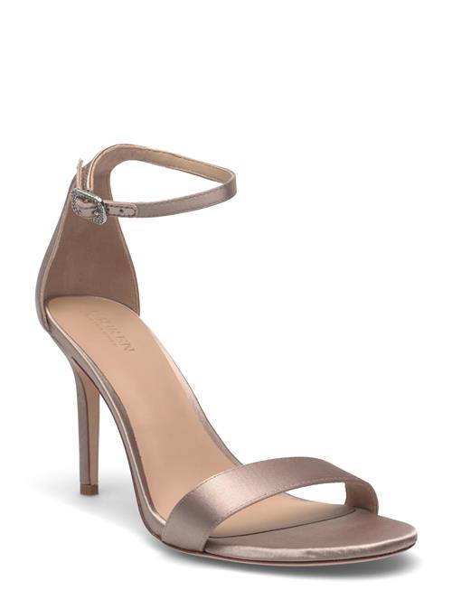 Lauren Ralph Lauren | Allie Pavé-Buckle Satin Sandal | 40