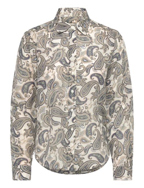 GANT | Reg Paisley Cot Silk Shirt | 38