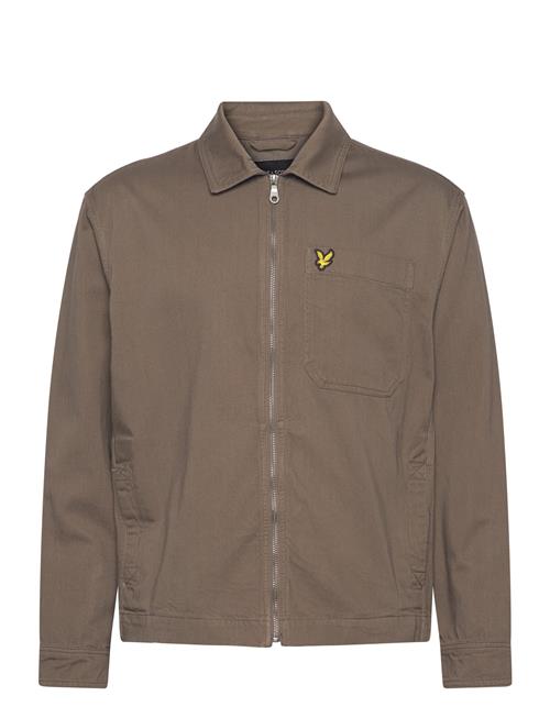 Lyle & Scott | Enzyme Wash Zip Through Overshirt | XL