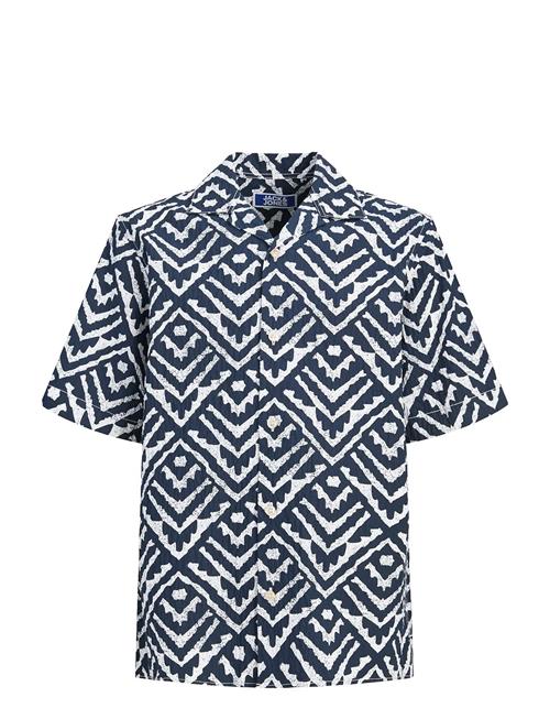 Jack & Jones | Jjmilo Seersucker Resort Shirt Ss Jnr | 164