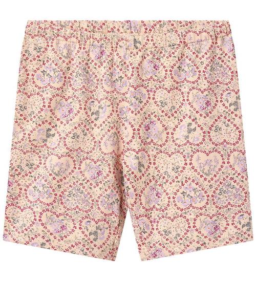 Wheat Cykelshorts - Anne - Magenta Heart Flowers