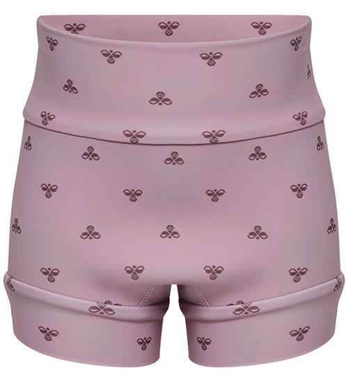 Hummel Blebadebukser - HmlMini Neoprene - AOP - Mauve Shadow