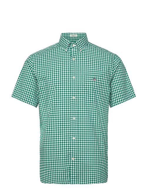 GANT | Reg Poplin Gingham Ss Shirt | XL