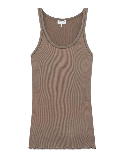 Rosemunde | Rwbelle Silk U-Neck Strap Elastic T | M