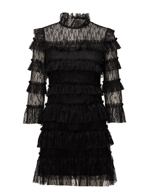 Malina | Carmine Frill Lace Mini Dress | L