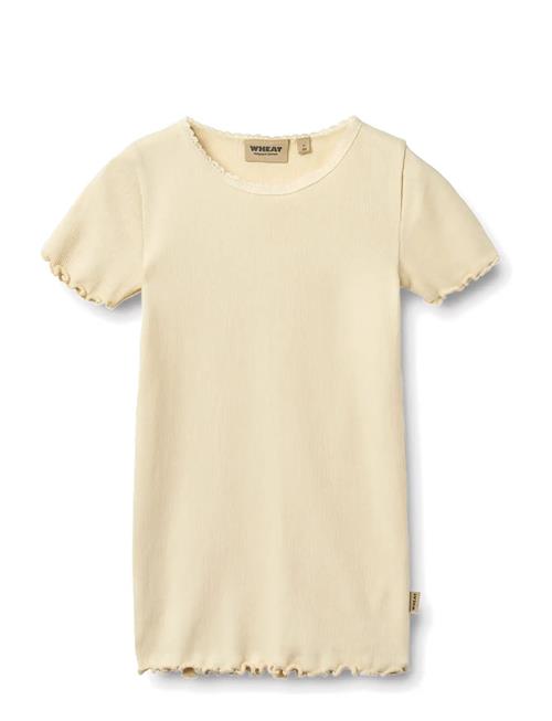 Wheat | Rib T-Shirt S/S Katie | 104