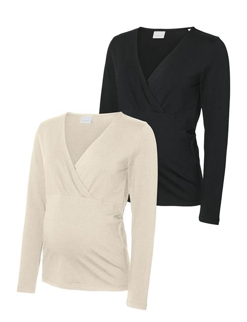 Mamalicious | Mlkerrie Tess Ls Jrs Top 2-P Noos | XS