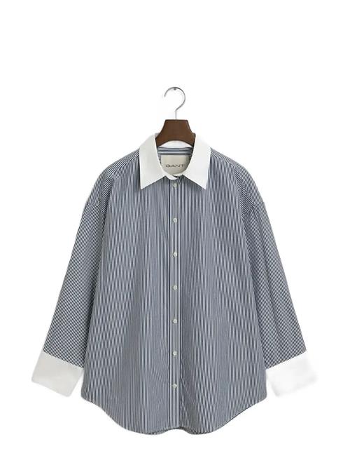 Gant | Os Contrast Collar Striped Shirt | 36