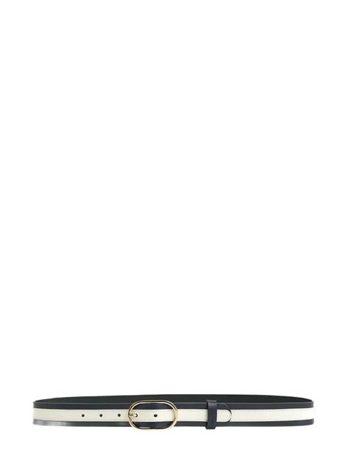 GANT | Stripe Leather Belt | 90