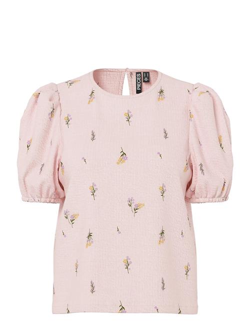 Pieces | Pcjeo Ss O-Neck Top Wvn D2D | XS