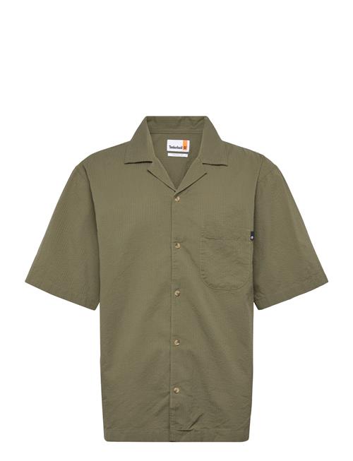 Timberland | Ss Seersucker Resort Shirt Cassel Earth Yd | S