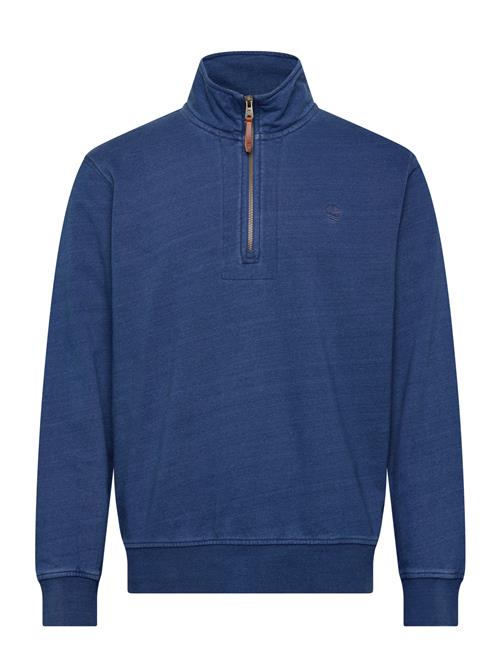 Timberland | Indigo 1/4 Zip Sweatshirt Mid Indigo | XXL