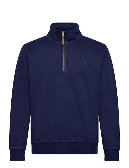 Timberland | Indigo 1/4 Zip Sweatshirt Rinse | L