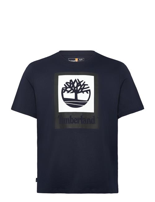 Timberland | Stack Logo Colored Short Sleeve Tee Dark Sapphire | XXL