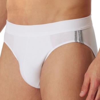 Schiesser 3P 95-5 Stretch Rio Slip Hvid bomuld Medium Herre