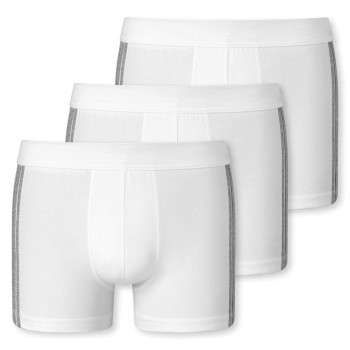 Schiesser 3P 95-5 Stretch Shorts 3XL-4XL Hvid bomuld 3XL Herre