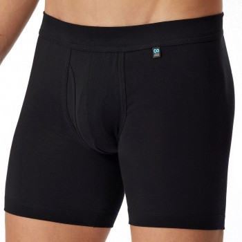 Schiesser Long Life Cotton Cyclist Boxer Sort bomuld Large Herre