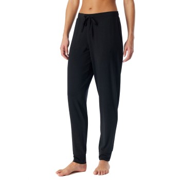 Schiesser Women Mix and Relax Long Modal Pants Sort modal 34 Dame