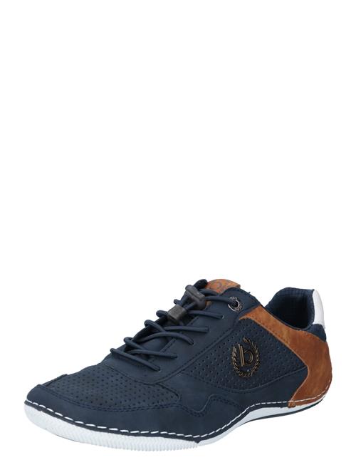 bugatti Sneaker low 'Canario'  beige / natblå / brun