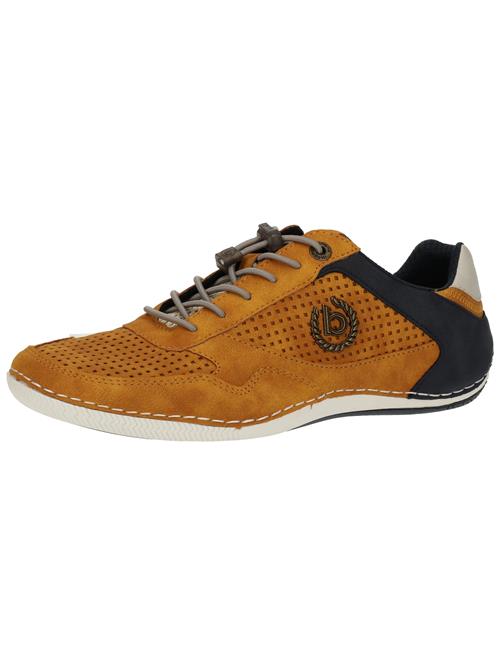bugatti Sneaker low 'Canario'  natblå / safran / lysegrå