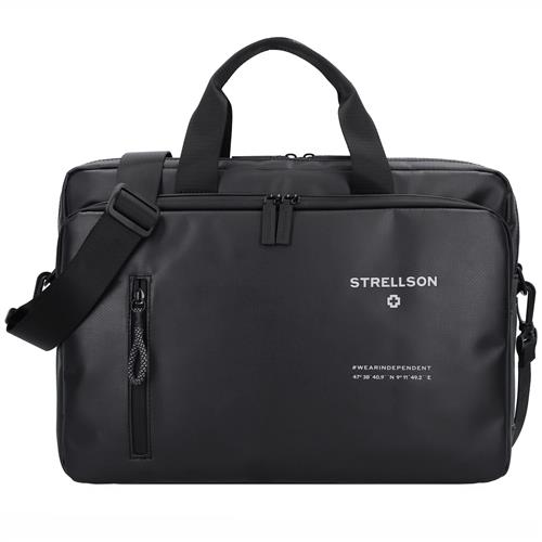 STRELLSON Dokumenttaske 'Stockwell 2.0 Charles'  sort / hvid