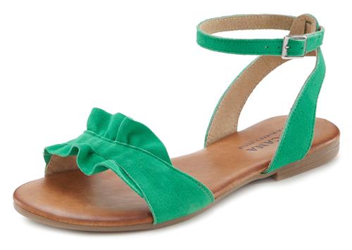 LASCANA Sandaler  grøn