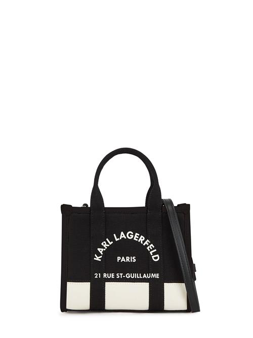 Karl Lagerfeld Håndtaske 'K/RSG Square'  creme / sort