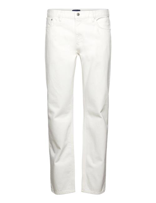 GANT | White Straight Jeans | 34 x 36