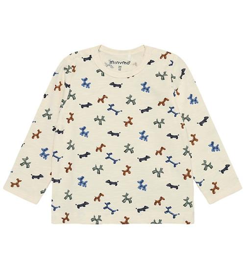Minymo Bluse - White Swan