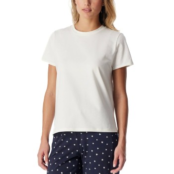 Schiesser Women Mix and Relax Cotton T-Shirt Benhvid bomuld 46 Dame